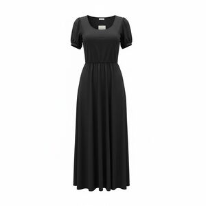 LuLaRoe Riley Classic Black Midi Dress